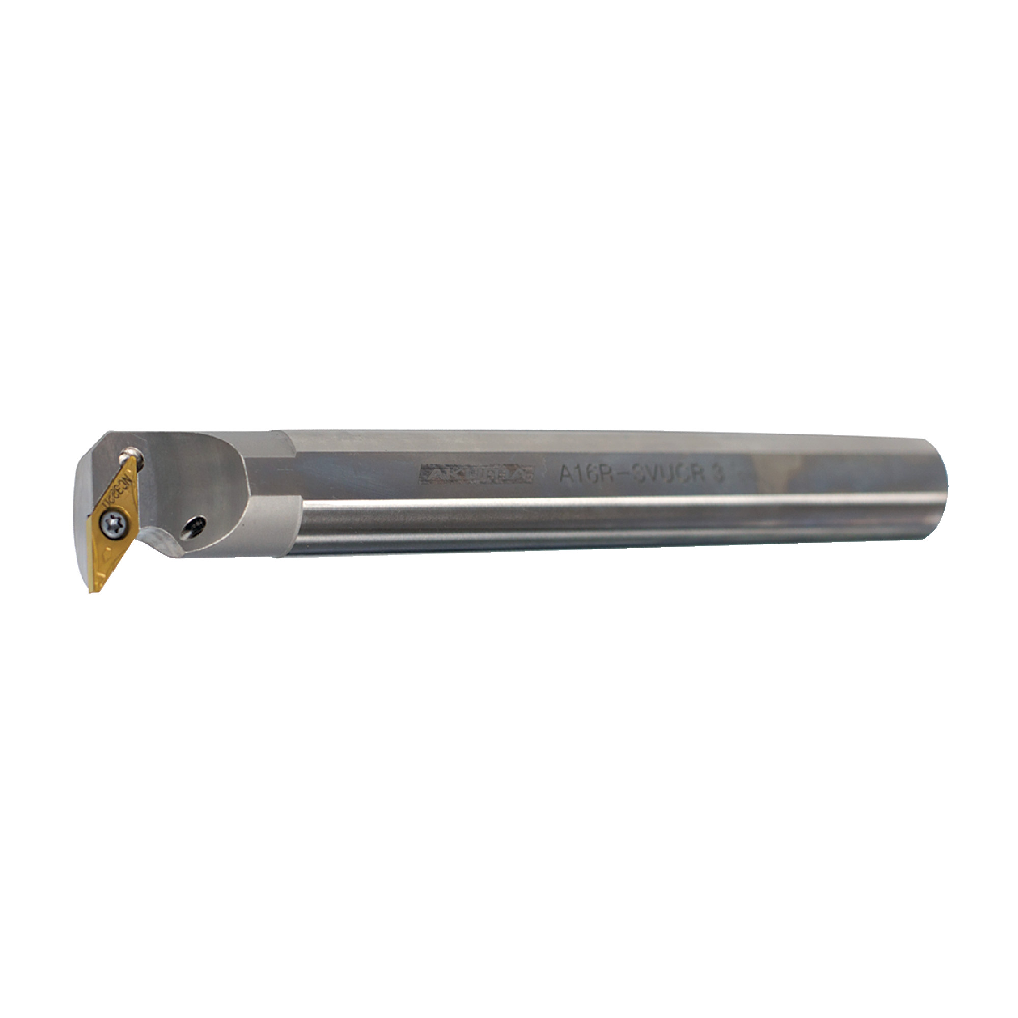 AKUMA - A12Q-SVUCL-2 / Steel Boring Bar / 3/4" Shank / VCMT22_ / Cooalnt Thru / Left Hand