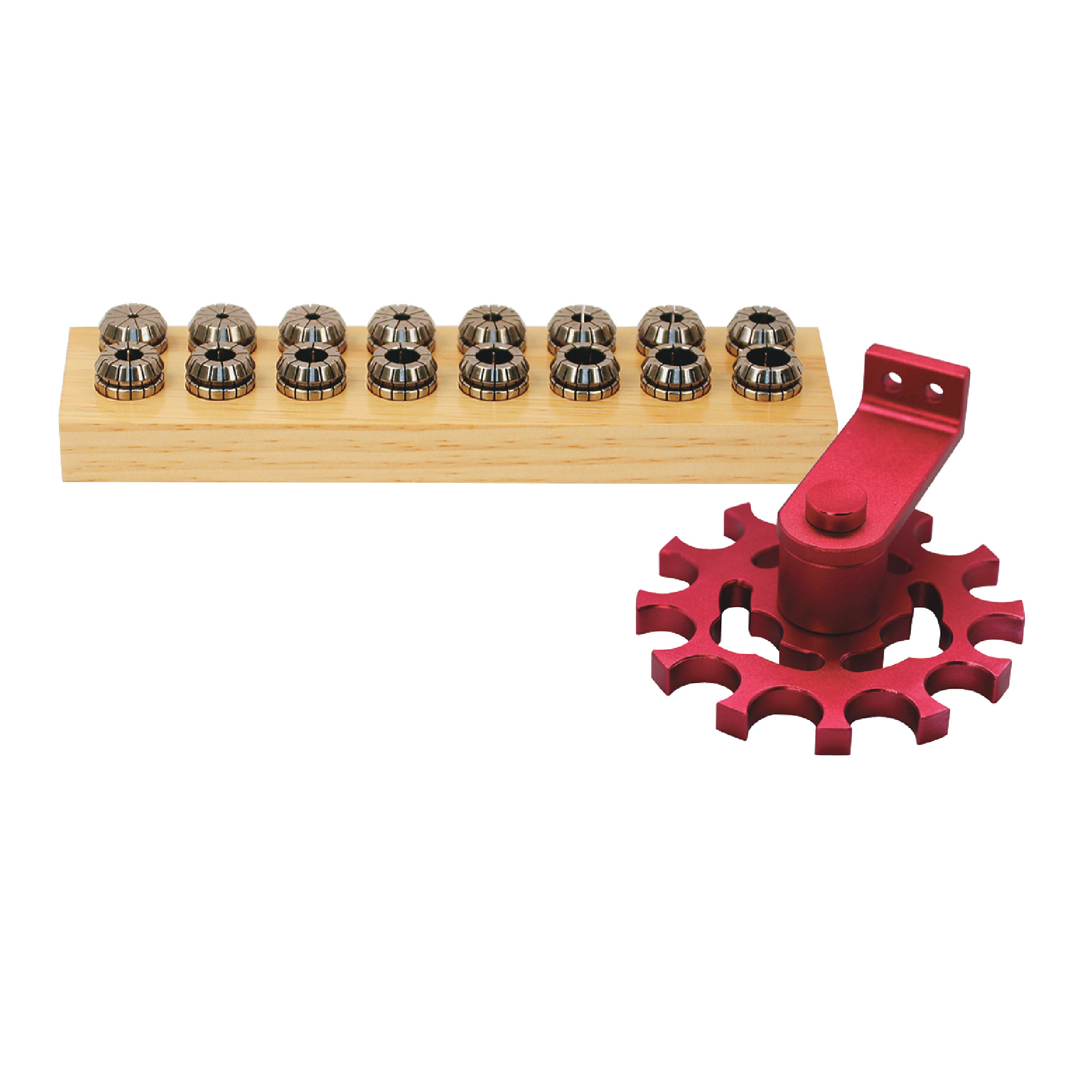 Collet Set with Rotating Rack
